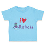 Toddler Clothes I Heart Robot Robotics Engineering Robots Toddler Shirt Cotton