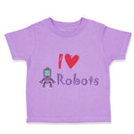 Toddler Clothes I Heart Robot Robotics Engineering Robots Toddler Shirt Cotton