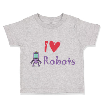 Toddler Clothes I Heart Robot Robotics Engineering Robots Toddler Shirt Cotton