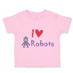 Toddler Clothes I Heart Robot Robotics Engineering Robots Toddler Shirt Cotton