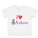 Toddler Clothes I Heart Robot Robotics Engineering Robots Toddler Shirt Cotton