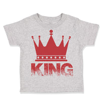 Cute Toddler Clothes King Crown Prince A Funny Toddler Shirt Baby Clothes Cotton