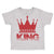 Cute Toddler Clothes King Crown Prince A Funny Toddler Shirt Baby Clothes Cotton