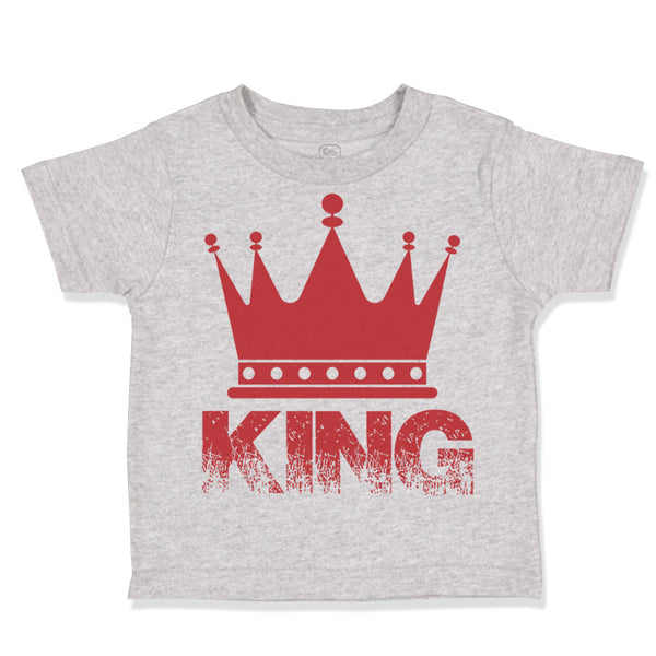 Cute Toddler Clothes King Crown Prince A Funny Toddler Shirt Baby Clothes Cotton