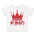 Cute Toddler Clothes King Crown Prince A Funny Toddler Shirt Baby Clothes Cotton
