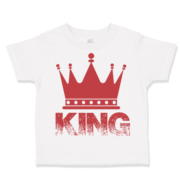 Cute Toddler Clothes King Crown Prince A Funny Toddler Shirt Baby Clothes Cotton