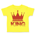 Cute Toddler Clothes King Crown Prince A Funny Toddler Shirt Baby Clothes Cotton