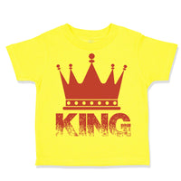 Cute Toddler Clothes King Crown Prince A Funny Toddler Shirt Baby Clothes Cotton