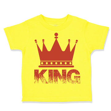 Cute Toddler Clothes King Crown Prince A Funny Toddler Shirt Baby Clothes Cotton