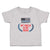 Cute Toddler Clothes My Uncle Is My Hero Flag of The United States of America