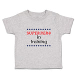 Cute Toddler Clothes Hero in Training with Stars Pattern Toddler Shirt Cotton