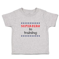 Cute Toddler Clothes Hero in Training with Stars Pattern Toddler Shirt Cotton