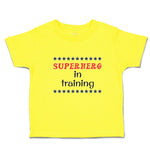 Cute Toddler Clothes Hero in Training with Stars Pattern Toddler Shirt Cotton