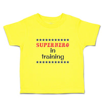 Cute Toddler Clothes Hero in Training with Stars Pattern Toddler Shirt Cotton