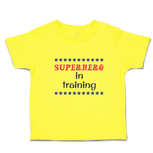 Cute Toddler Clothes Hero in Training with Stars Pattern Toddler Shirt Cotton