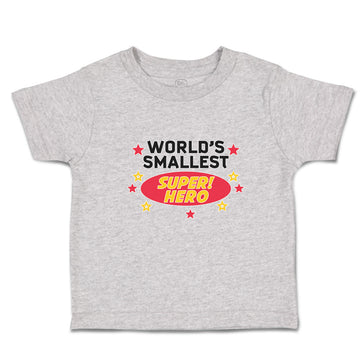 Cute Toddler Clothes World's Smallest Super! Hero and Mini Stars Toddler Shirt