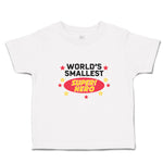 Cute Toddler Clothes World's Smallest Super! Hero and Mini Stars Toddler Shirt