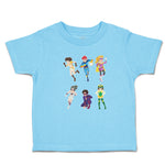 Toddler Clothes Animated Super Natural Cartoon Heroes with Their Costumes Cotton