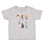 Toddler Clothes Animated Super Natural Cartoon Heroes with Their Costumes Cotton