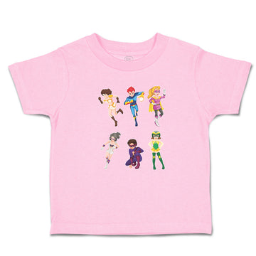 Toddler Clothes Animated Super Natural Cartoon Heroes with Their Costumes Cotton