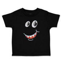 Toddler Clothes Funny Cartoon Animal Face with Smile Toddler Shirt Cotton