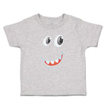 Toddler Clothes Funny Cartoon Animal Face with Smile Toddler Shirt Cotton