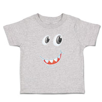 Toddler Clothes Funny Cartoon Animal Face with Smile Toddler Shirt Cotton