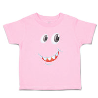 Toddler Clothes Funny Cartoon Animal Face with Smile Toddler Shirt Cotton