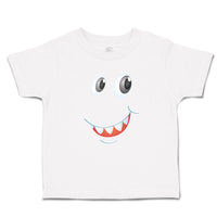 Toddler Clothes Funny Cartoon Animal Face with Smile Toddler Shirt Cotton