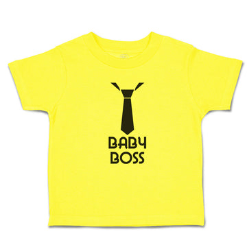 Cute Toddler Clothes Baby Boss with Silhouette Neck Tie Toddler Shirt Cotton