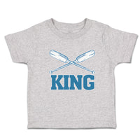 Cute Toddler Clothes King Baseball Bat Sport Toddler Shirt Baby Clothes Cotton