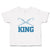 Cute Toddler Clothes King Baseball Bat Sport Toddler Shirt Baby Clothes Cotton