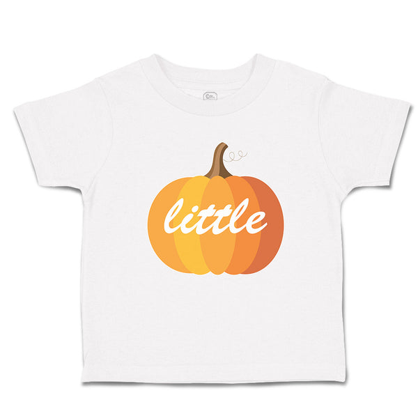 Toddler Clothes Little Orange Pumpkin Vegetable Toddler Shirt Cotton