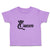 Toddler Girl Clothes Calligraphy Queen Silhouette Crown Toddler Shirt Cotton