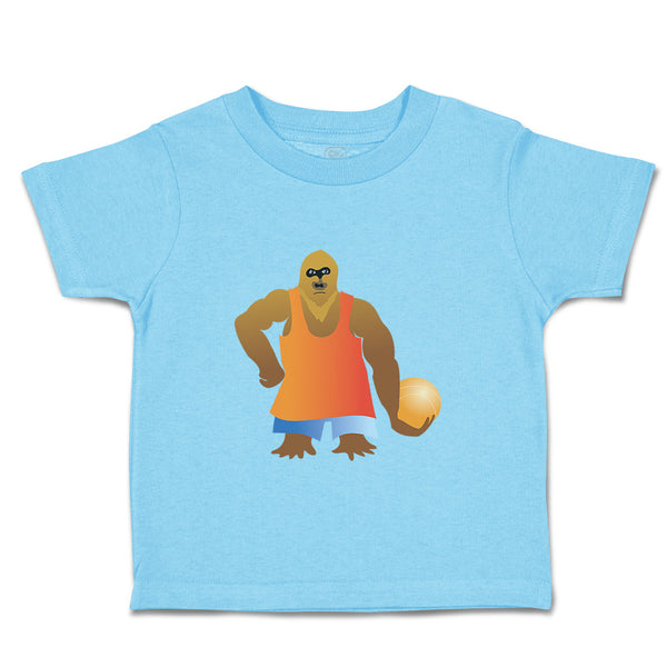 Toddler Clothes Huge Monkey Playing Basketball Toddler Shirt Baby Clothes Cotton
