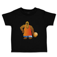 Toddler Clothes Huge Monkey Playing Basketball Toddler Shirt Baby Clothes Cotton