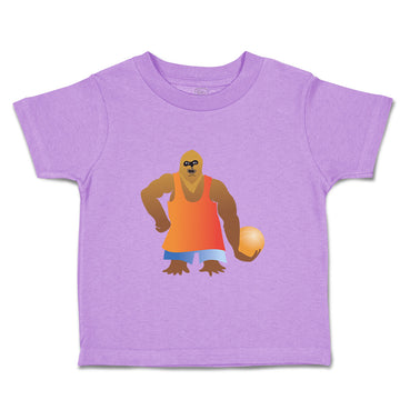 Toddler Clothes Huge Monkey Playing Basketball Toddler Shirt Baby Clothes Cotton