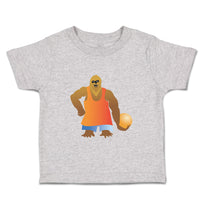 Toddler Clothes Huge Monkey Playing Basketball Toddler Shirt Baby Clothes Cotton