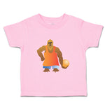 Toddler Clothes Huge Monkey Playing Basketball Toddler Shirt Baby Clothes Cotton