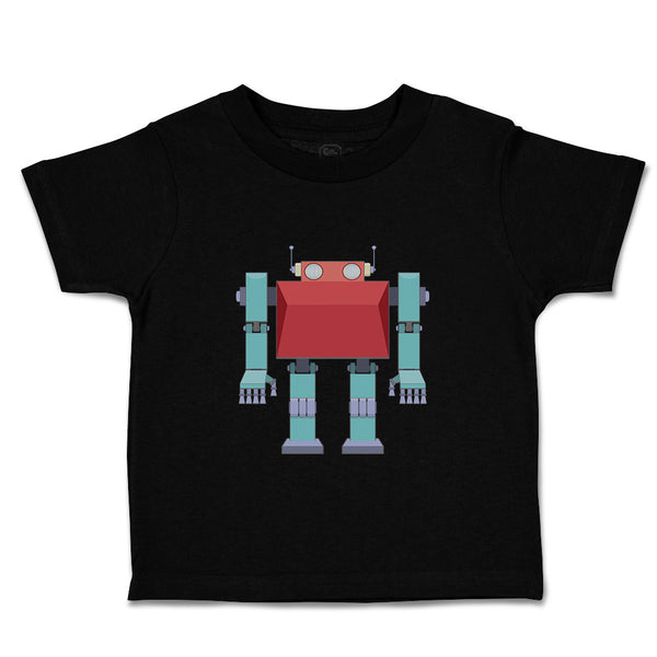 Toddler Clothes Robot Robotics Engineering Squared Big Cartoon Toddler Shirt