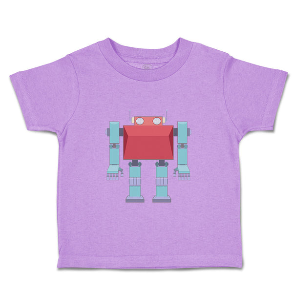 Toddler Clothes Robot Robotics Engineering Squared Big Cartoon Toddler Shirt