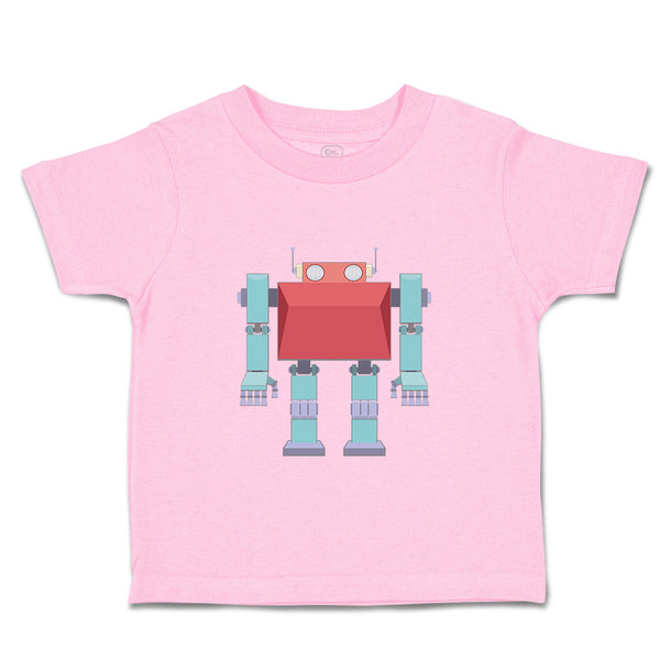 Toddler Clothes Robot Robotics Engineering Squared Big Cartoon Toddler Shirt