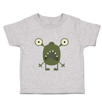 Monster Open Mouth Cartoon Character