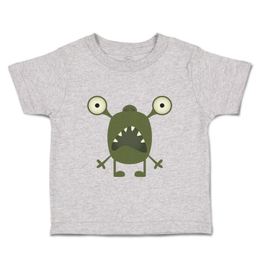Toddler Clothes Monster Open Mouth Cartoon Character Toddler Shirt Cotton