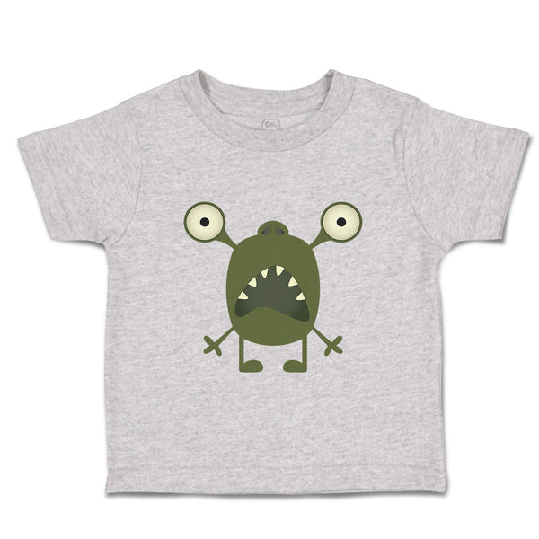 Monster Open Mouth Cartoon Character