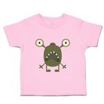 Toddler Clothes Monster Open Mouth Cartoon Character Toddler Shirt Cotton