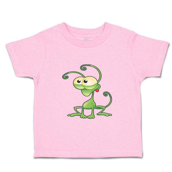 Toddler Clothes Monster Grasshopper Cartoon Character Toddler Shirt Cotton