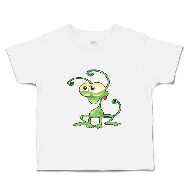 Monster Grasshopper Cartoon Character
