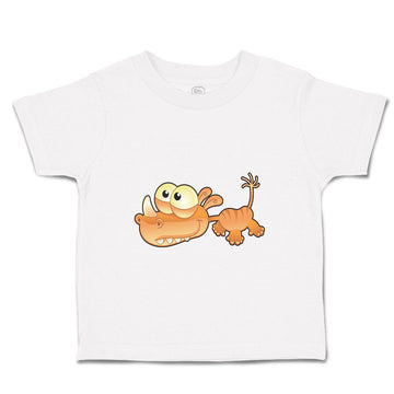 Toddler Girl Clothes Monster Unicorn Cartoon Character Toddler Shirt Cotton