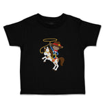 Cute Toddler Clothes Cowboy White Horse Brown B Toddler Shirt Cotton